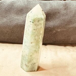 Kiwi Jasper Tower Sesame Jasper Polished Crystal Point Genuine Natural Stone